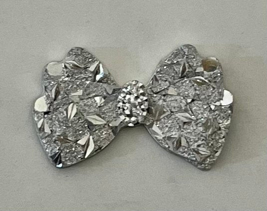 Bling - 1" Bow Flatback - 10pk