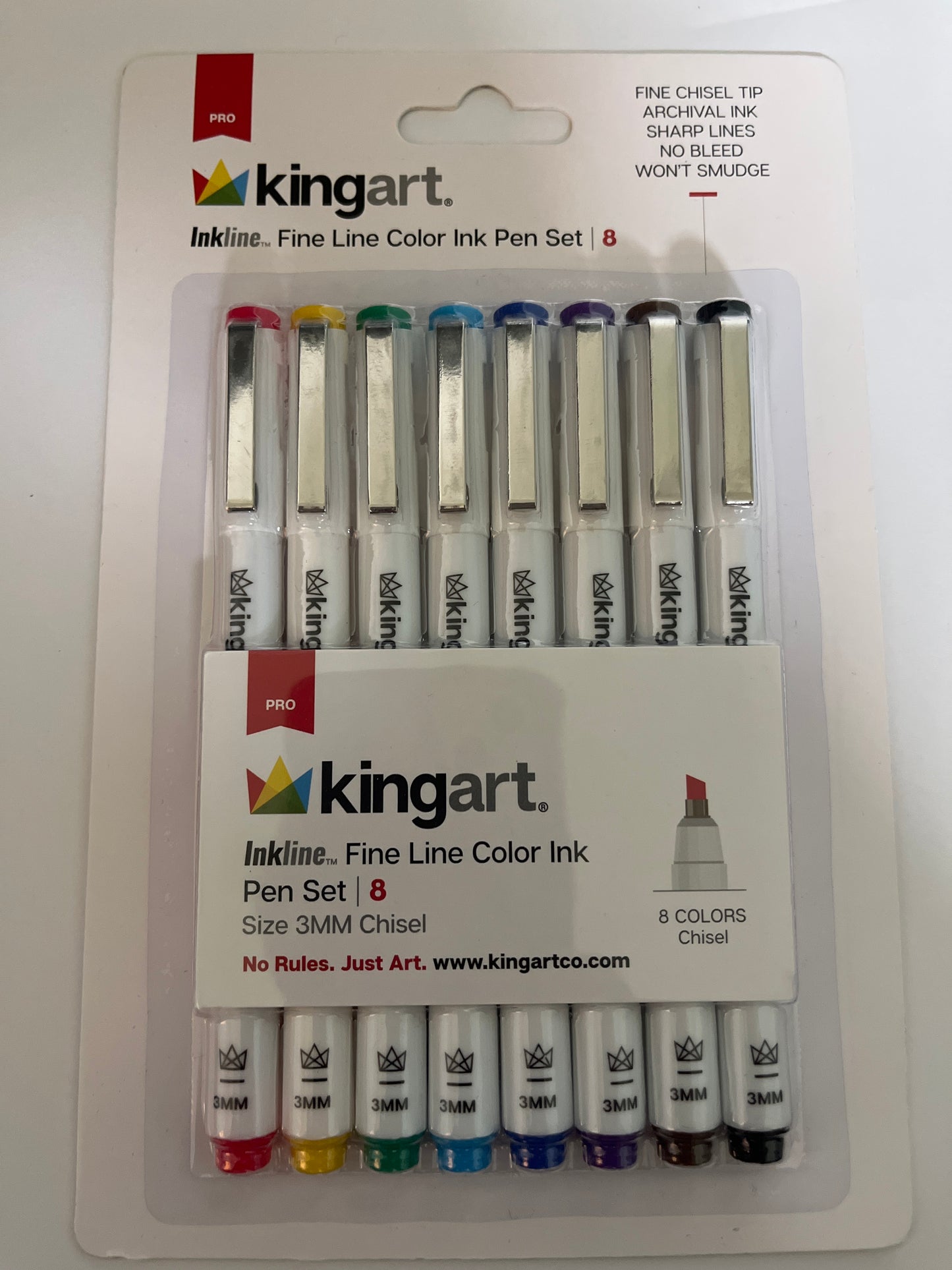 Holiday - KingArt Fine Line Color Ink Pen Set 8pcs