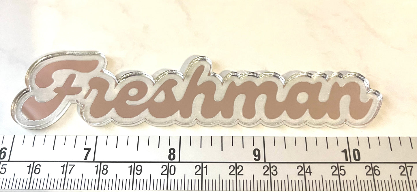 Acrylic - Class Level - Silver Mirror