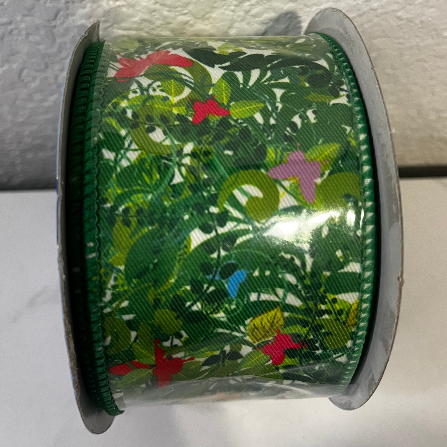 Decorative Ribbon - 2.5" x 10yds Blue / Green CLICK HERE TO SEE ALL PATTERNS