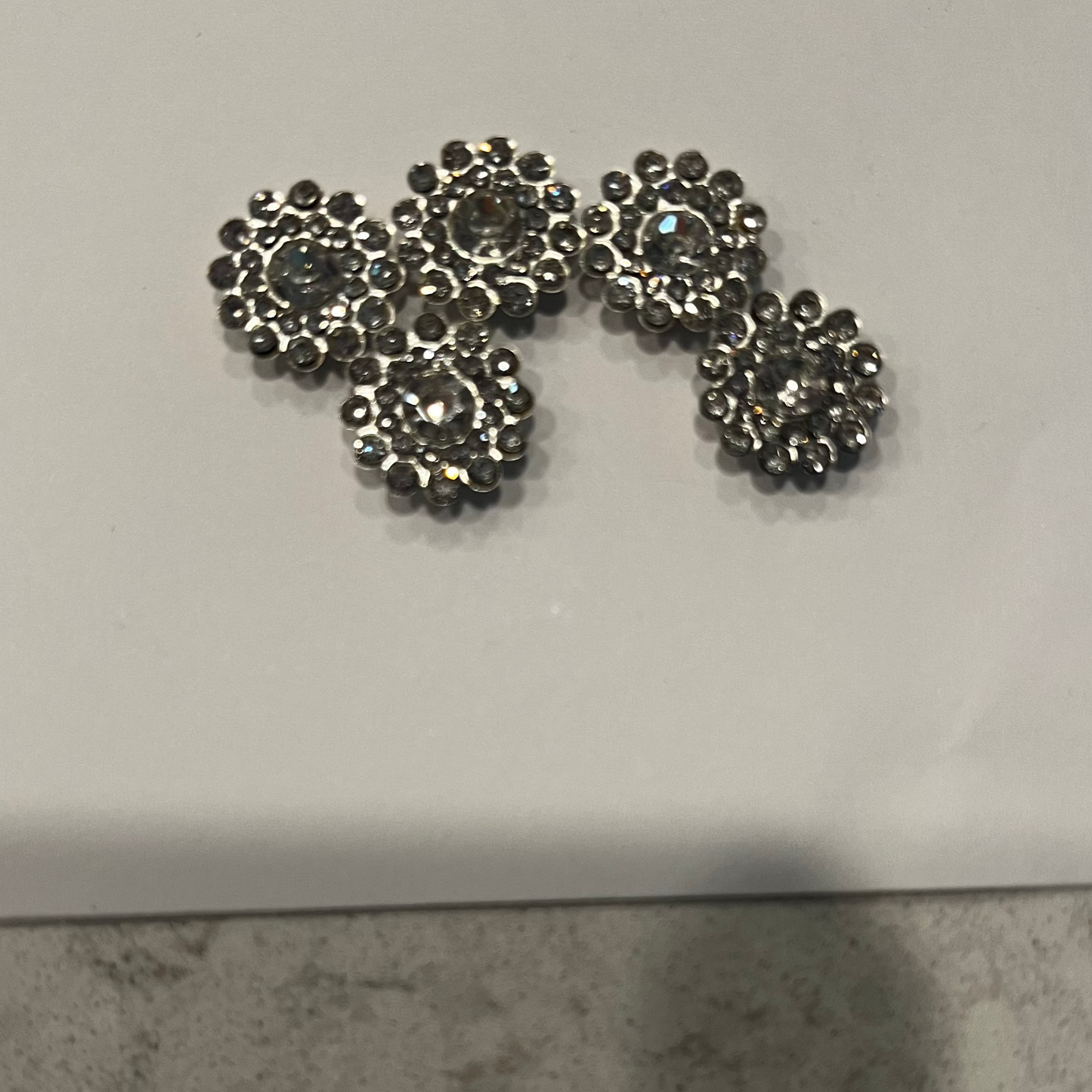 Bling - 1/2" Circle Rhinestone Flatback - 10pk