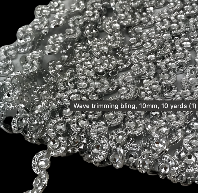 Bling - Wave Trimming - 7mm x 10yd
