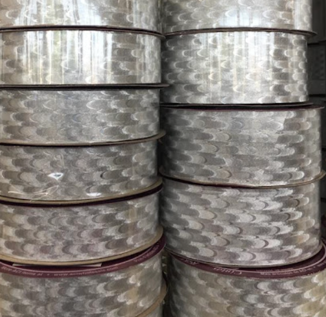 Ribbon - ACI Feather Swirl #5 x 25yds