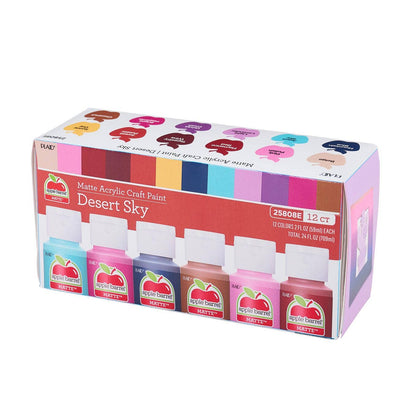 Holiday - Apple Barrel Matte Acrylic Paint Desert Sky 12 Piece Set