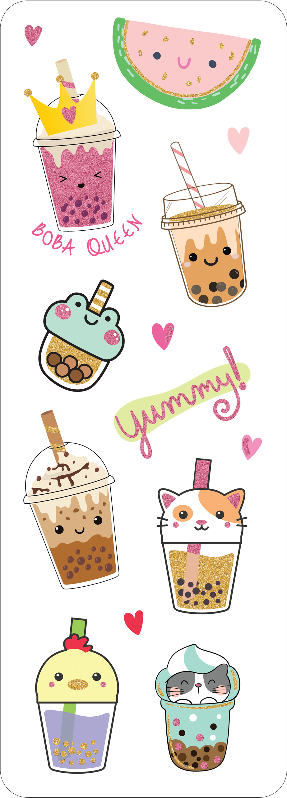 Stickers - Bubble Tea Sticker Set