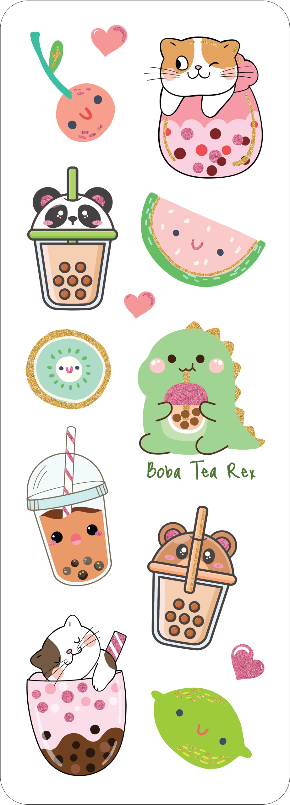 Stickers - Bubble Tea Sticker Set