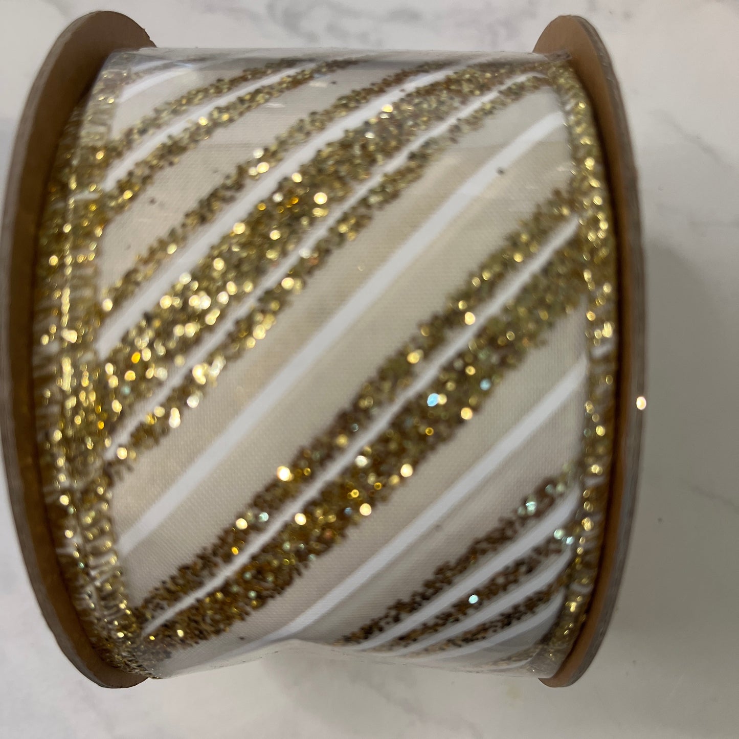 Decorative Ribbon - 2.5" x 10yds White / Ivory CLICK HERE TO SEE ALL PATTERNS