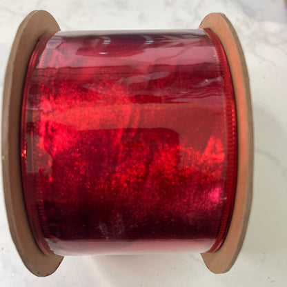 Decorative Ribbon - 2.5" x 10yds Red CLICK HERE TO SEE ALL PATTERNS