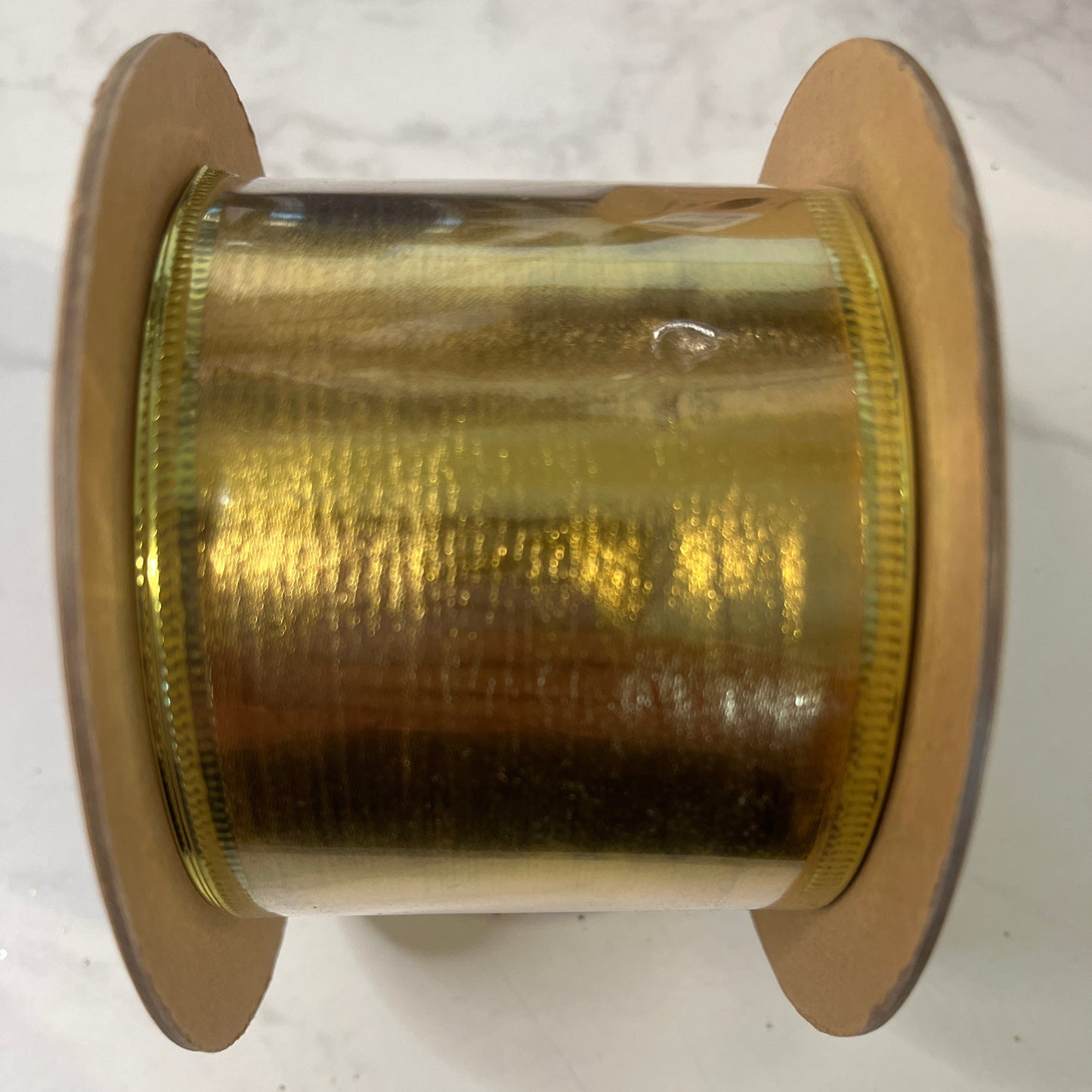 Decorative Ribbon - 2.5" x 10yds Gold CLICK HERE TO SEE ALL PATTERNS