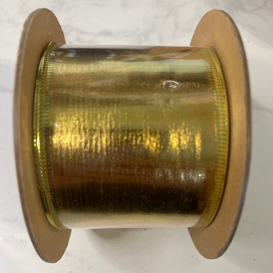 Decorative Ribbon - 2.5" x 10yds Gold