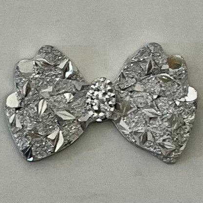 Bling - 1" Bow Flatback - 10pk