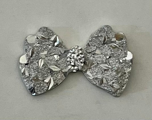 Bling - 1" Bow Flatback - 10pk