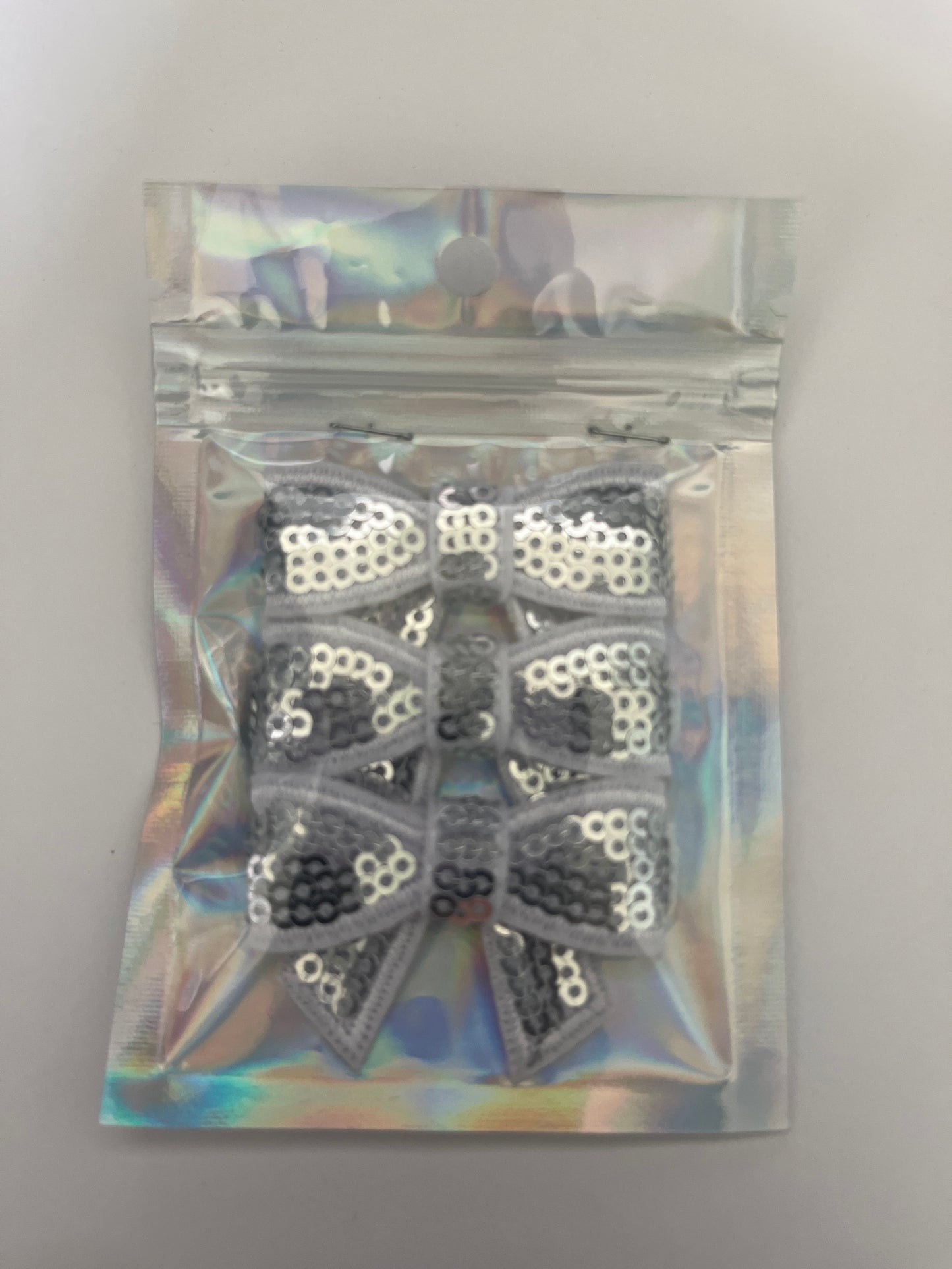 Embellishment - Mini Sequin Bow - 3pk