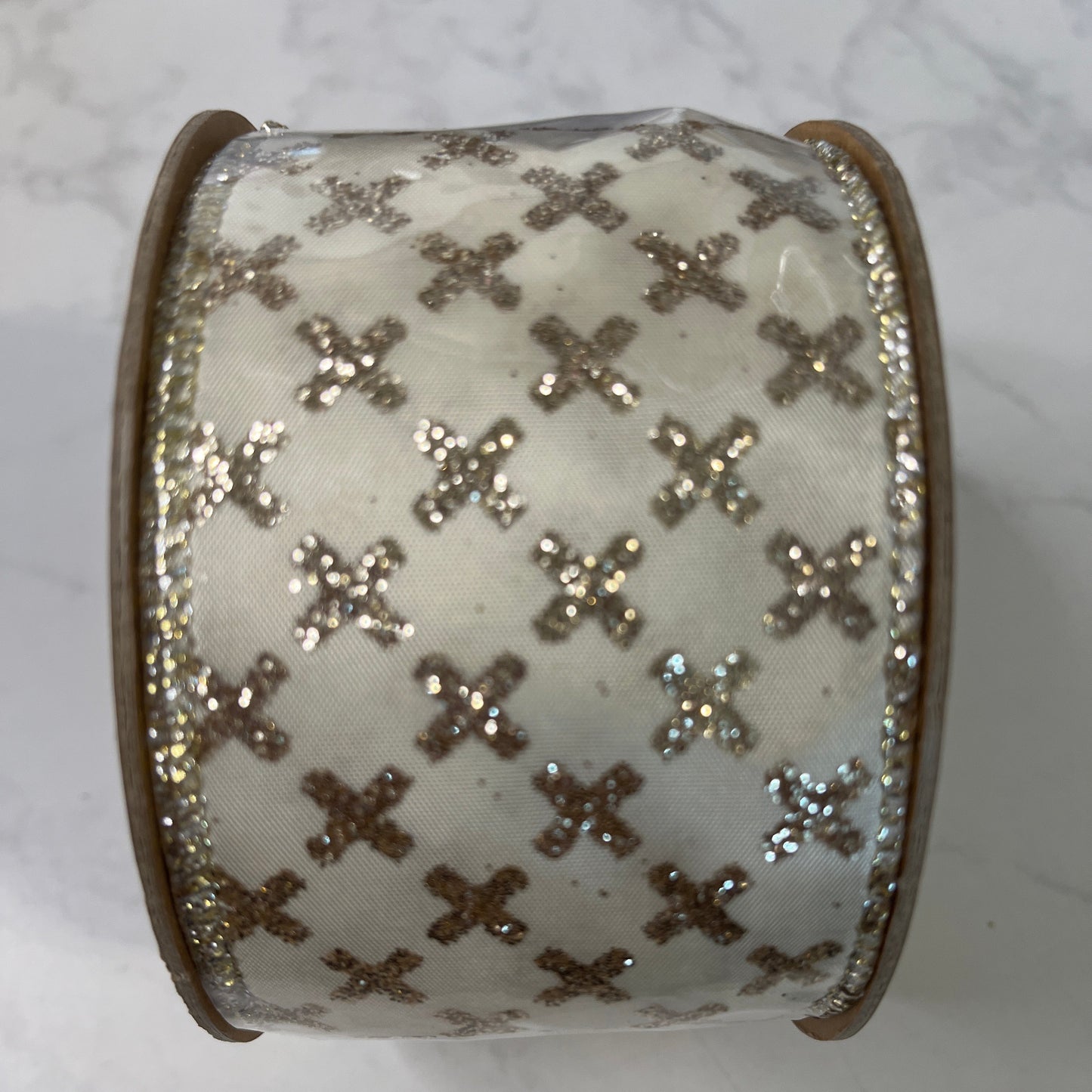 Decorative Ribbon - 2.5" x 10yds White / Ivory CLICK HERE TO SEE ALL PATTERNS