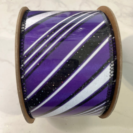 Decorative Ribbon - 2.5" x 10yds Purple / Pink