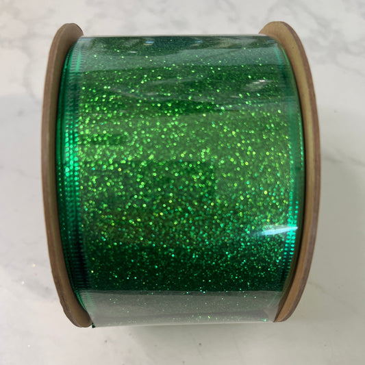 Decorative Ribbon - 2.5" x 10yds Blue / Green