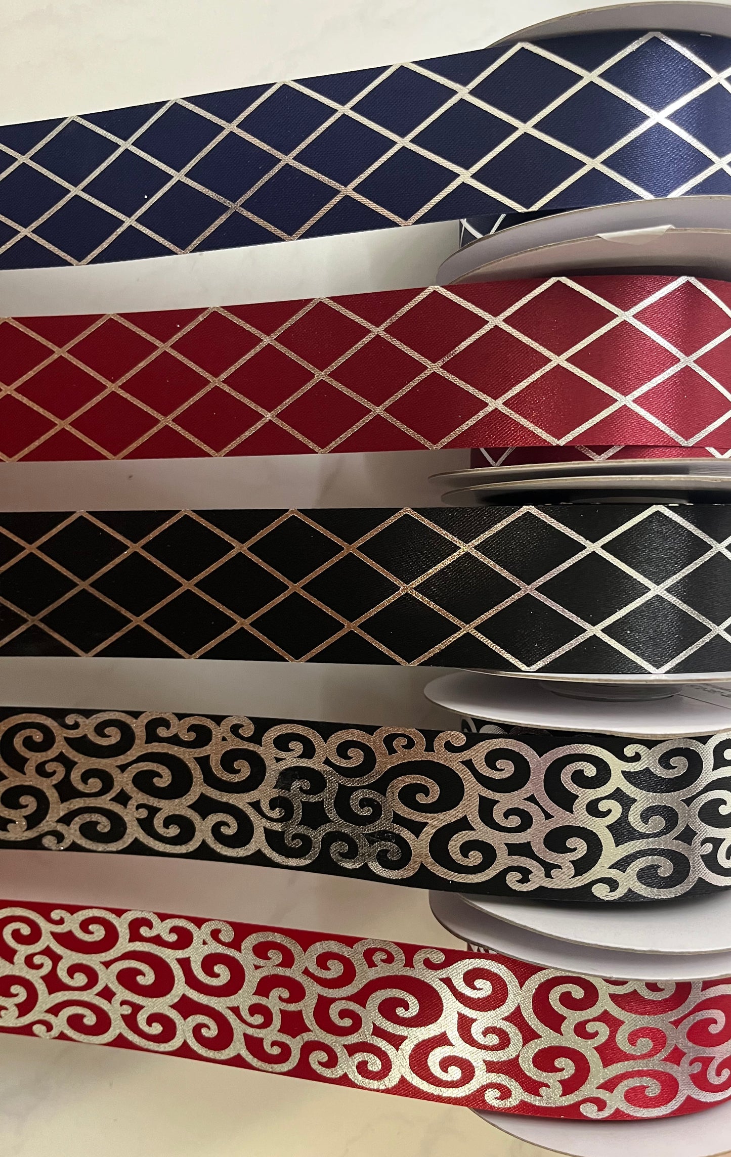 Ribbon - Misc Design Imprint BTY #9 x 1yd