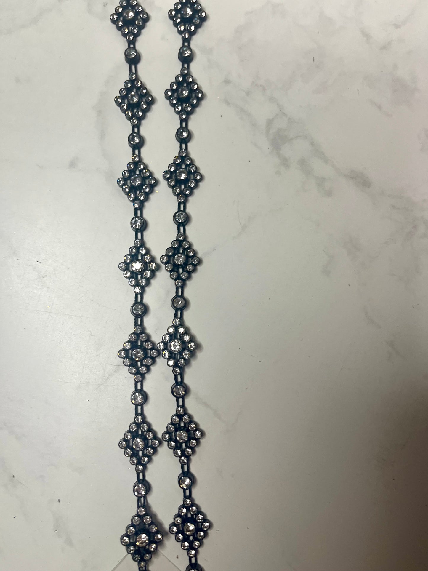 Bling - Black Diamond with Clear Rhinestone- BTY