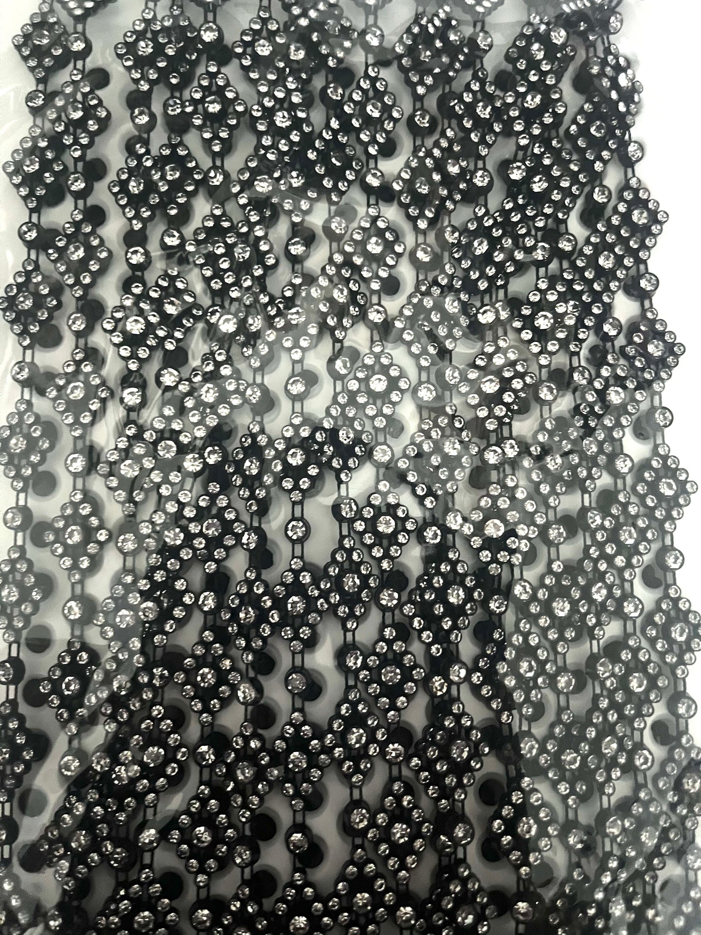 Bling - Black Diamond with Clear Rhinestone- BTY