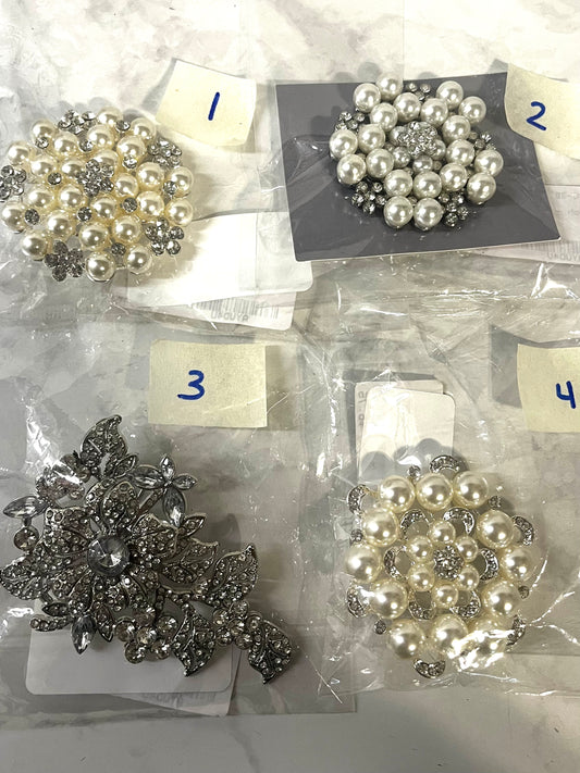 Bling - Brooch - Rhinestone Misc 2"