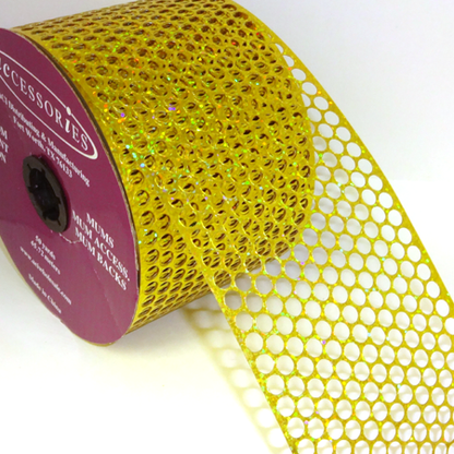 Ribbon - Honeycomb Punchinello  #9 x 25yd Click HERE to see all colors