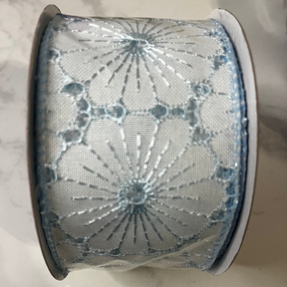 Decorative Ribbon - 2.5" x 10yds Blue / Green CLICK HERE TO SEE ALL PATTERNS