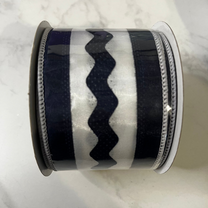 Decorative Ribbon - 2.5" x 10yds Blue / Green CLICK HERE TO SEE ALL PATTERNS