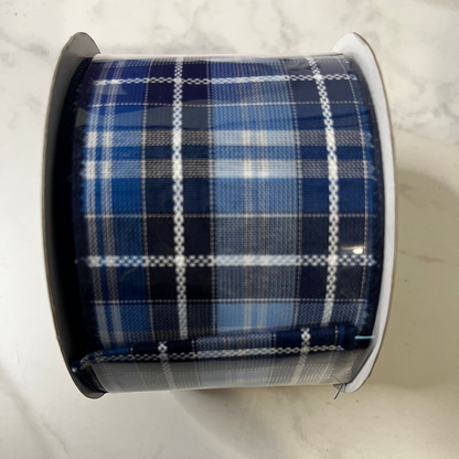 Decorative Ribbon - 2.5" x 10yds Blue / Green CLICK HERE TO SEE ALL PATTERNS
