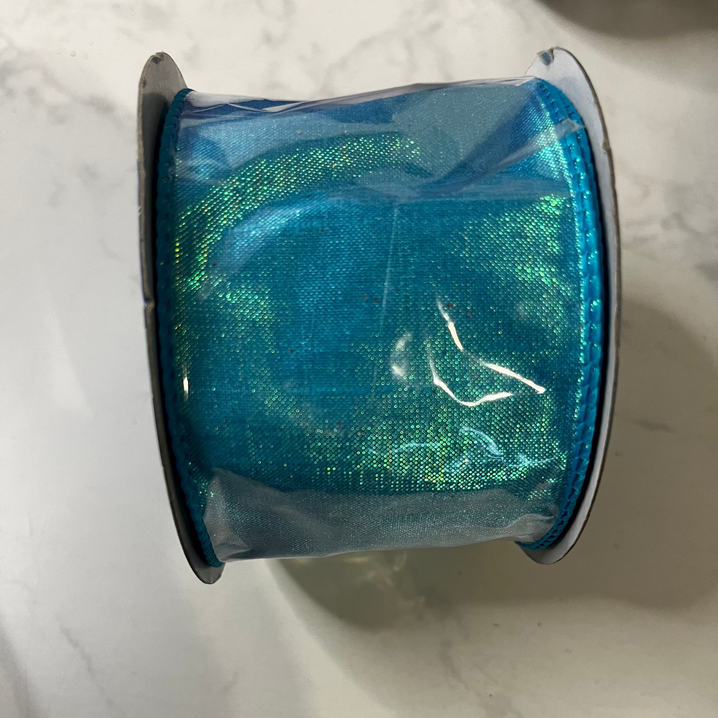 Decorative Ribbon - 2.5" x 10yds Blue / Green CLICK HERE TO SEE ALL PATTERNS