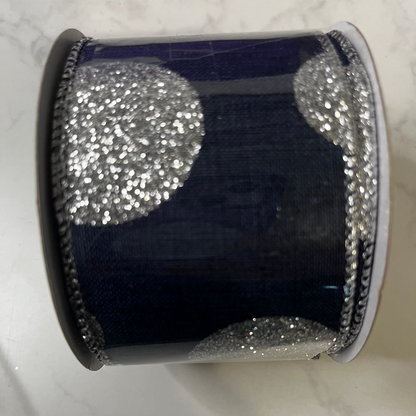 Decorative Ribbon - 2.5" x 10yds Blue / Green CLICK HERE TO SEE ALL PATTERNS