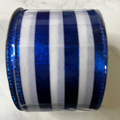 Decorative Ribbon - 2.5" x 10yds Blue / Green CLICK HERE TO SEE ALL PATTERNS