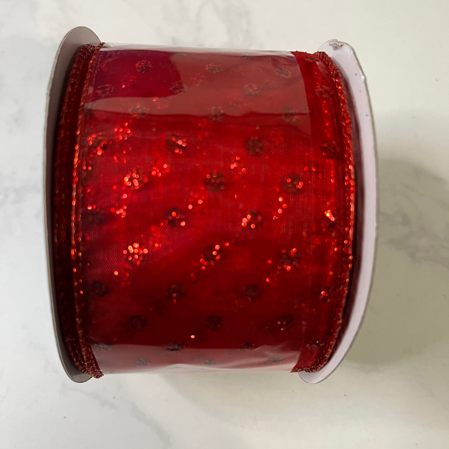 Decorative Ribbon - 2.5" x 10yds Red CLICK HERE TO SEE ALL PATTERNS