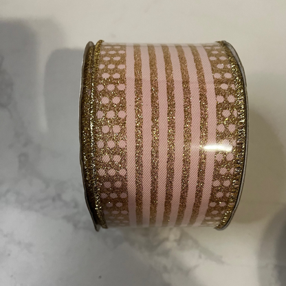 Decorative Ribbon - 2.5" x 10yds Purple / Pink    CLICK HERE TO SEE ALL PATTERNS