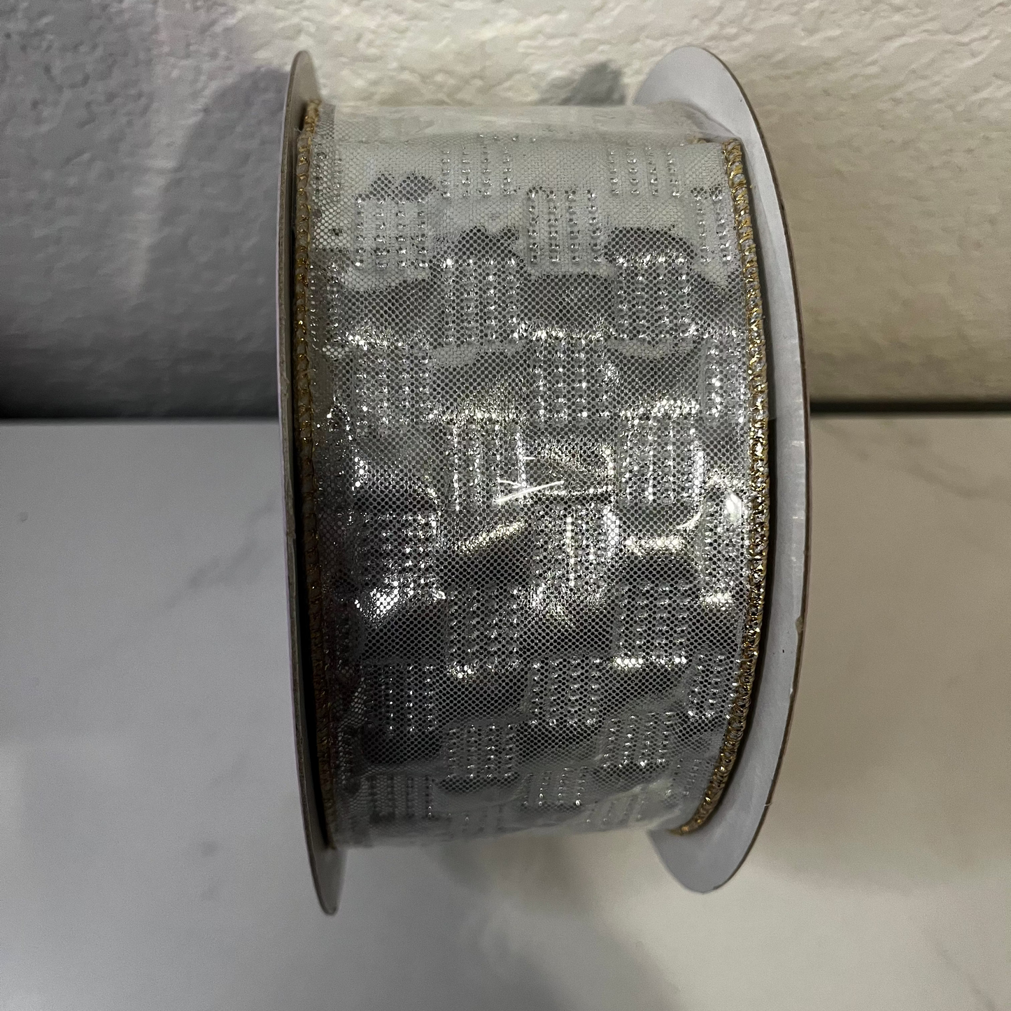 Decorative Ribbon - 2.5" x 10yds Silver CLICK HERE TO SEE ALL PATTERNS