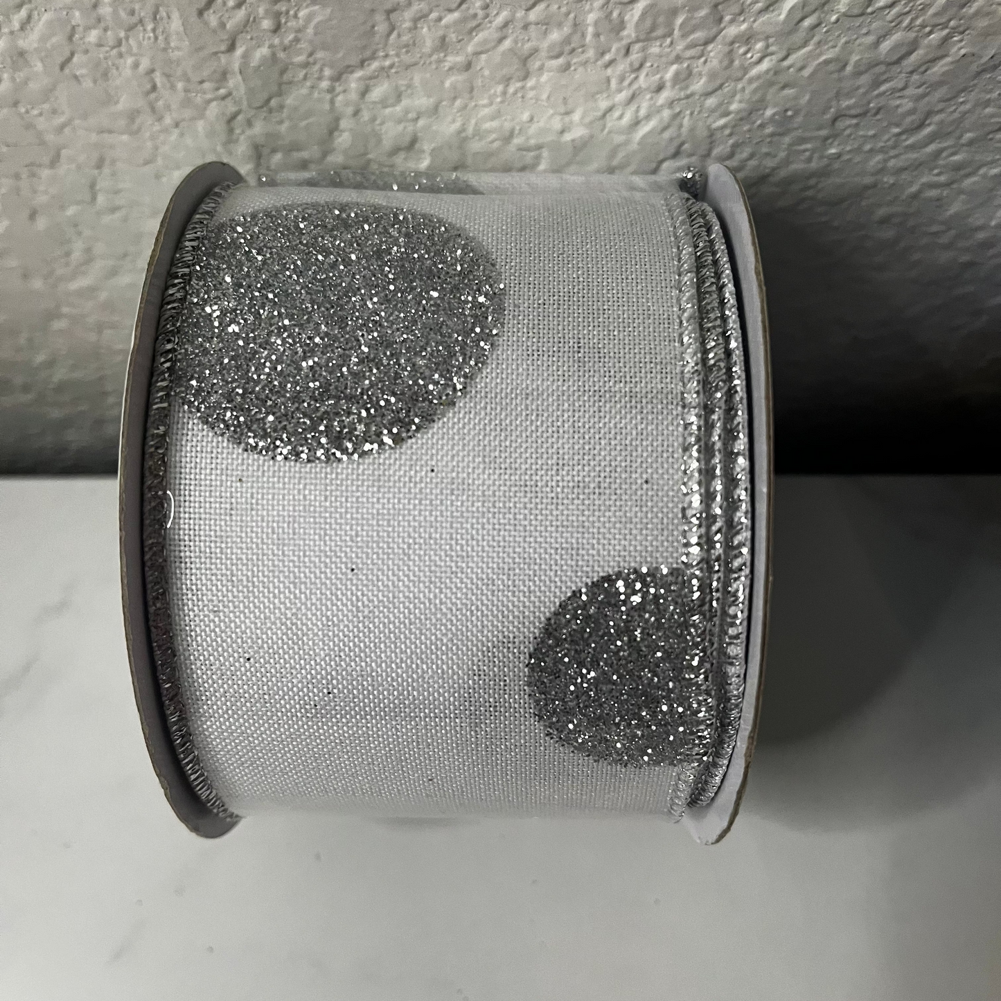 Decorative Ribbon - 2.5" x 10yds Silver CLICK HERE TO SEE ALL PATTERNS