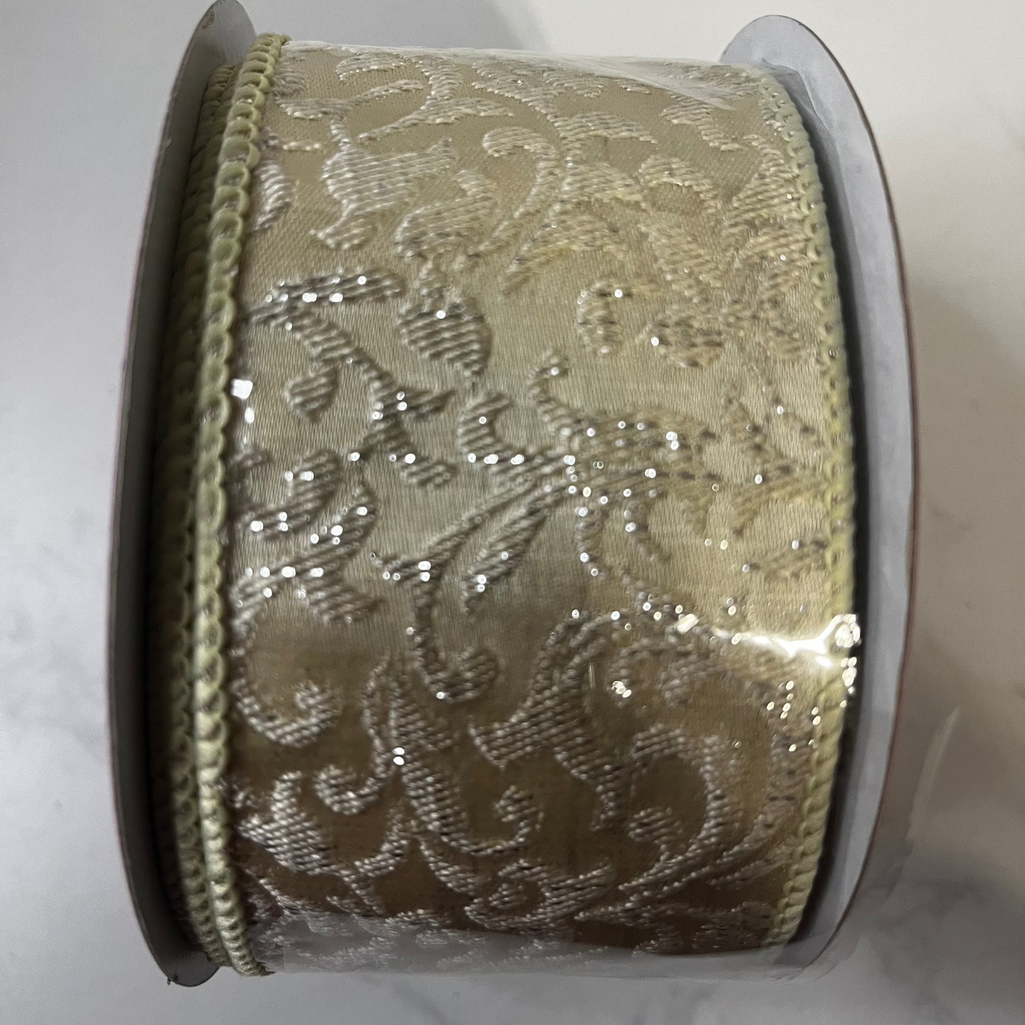 Decorative Ribbon - 2.5" x 10yds White / Ivory CLICK HERE TO SEE ALL PATTERNS