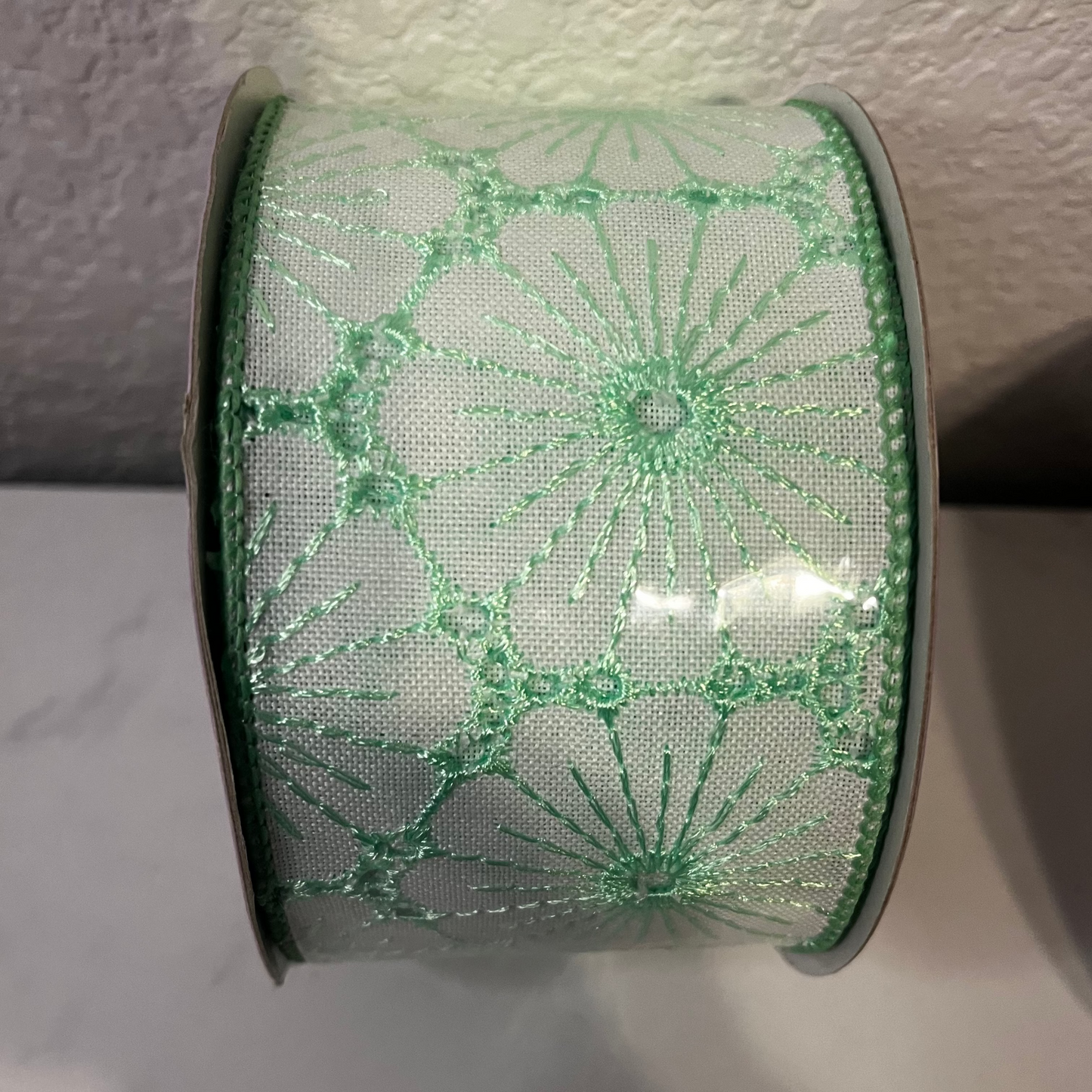 Decorative Ribbon - 2.5" x 10yds Blue / Green CLICK HERE TO SEE ALL PATTERNS
