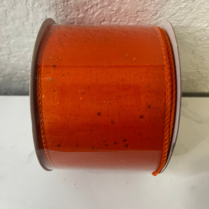 Decorative Ribbon - 2.5" x 10yds Orange / Yellow CLICK HERE TO SEE ALL PATTERNS