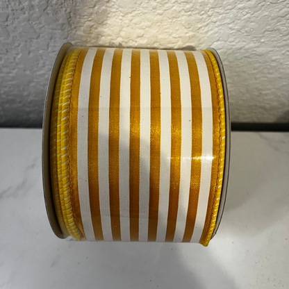 Decorative Ribbon - 2.5" x 10yds Orange / Yellow CLICK HERE TO SEE ALL PATTERNS