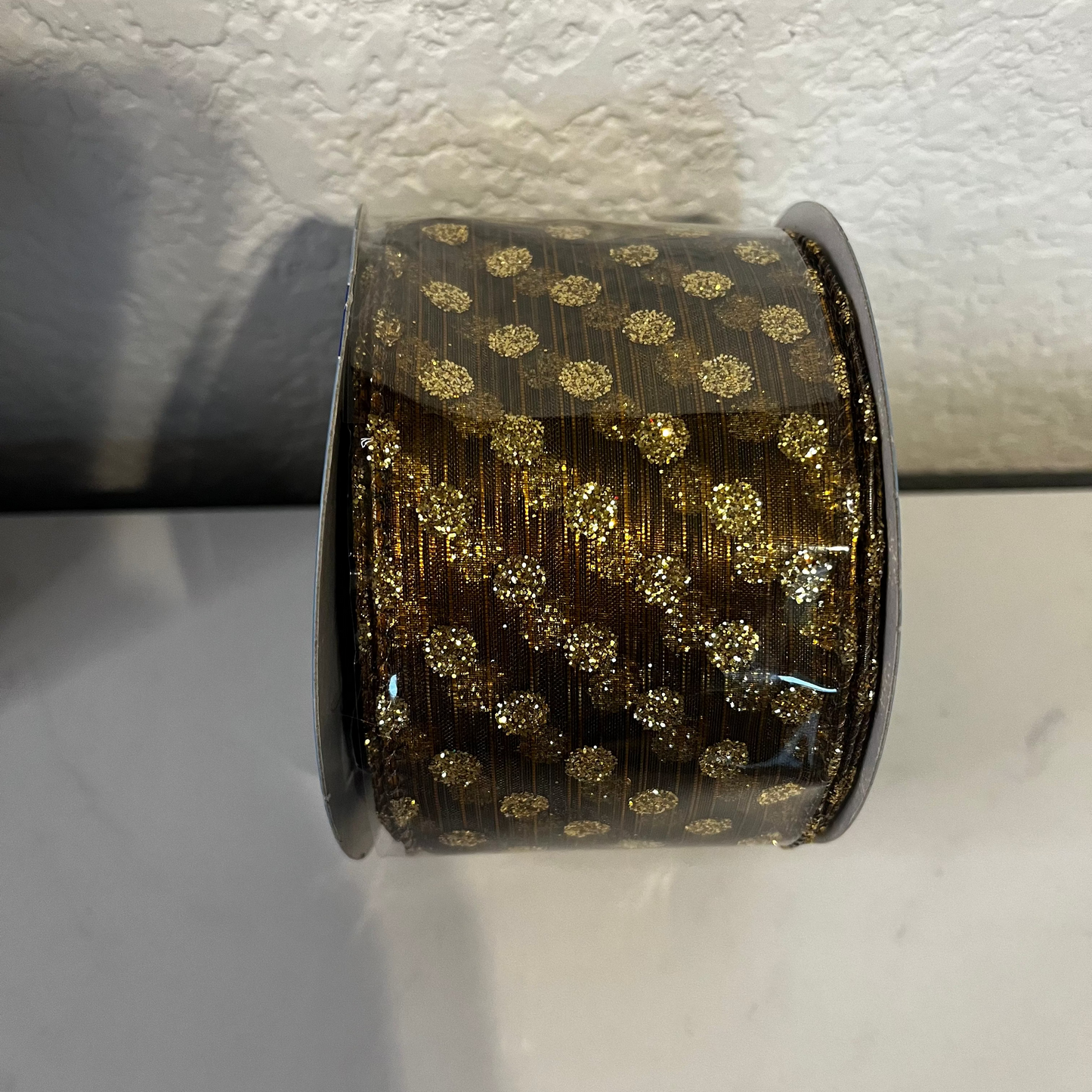 Decorative Ribbon - 2.5" x 10yds Gold CLICK HERE TO SEE ALL PATTERNS
