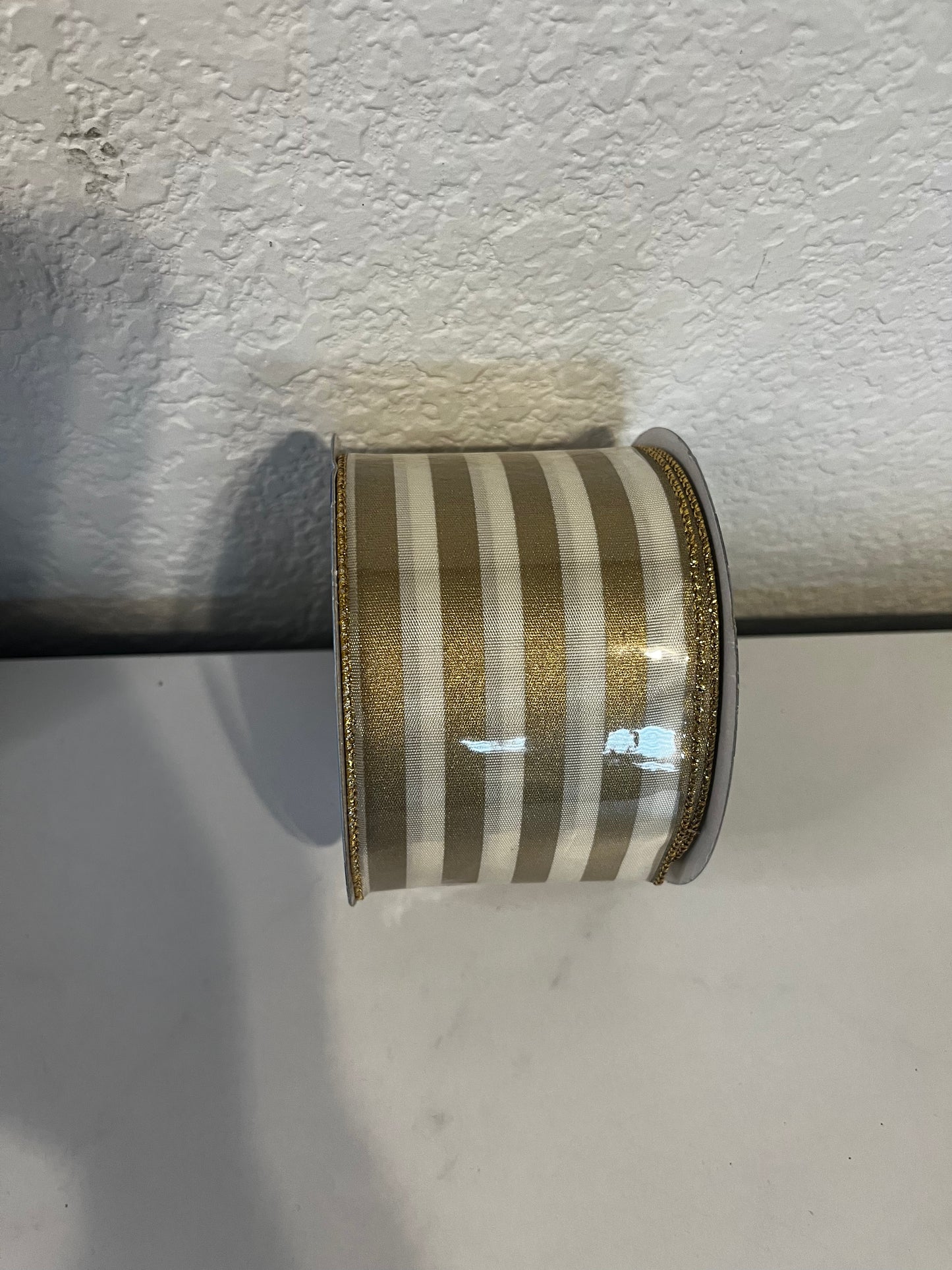 Decorative Ribbon - 2.5" x 10yds Gold CLICK HERE TO SEE ALL PATTERNS