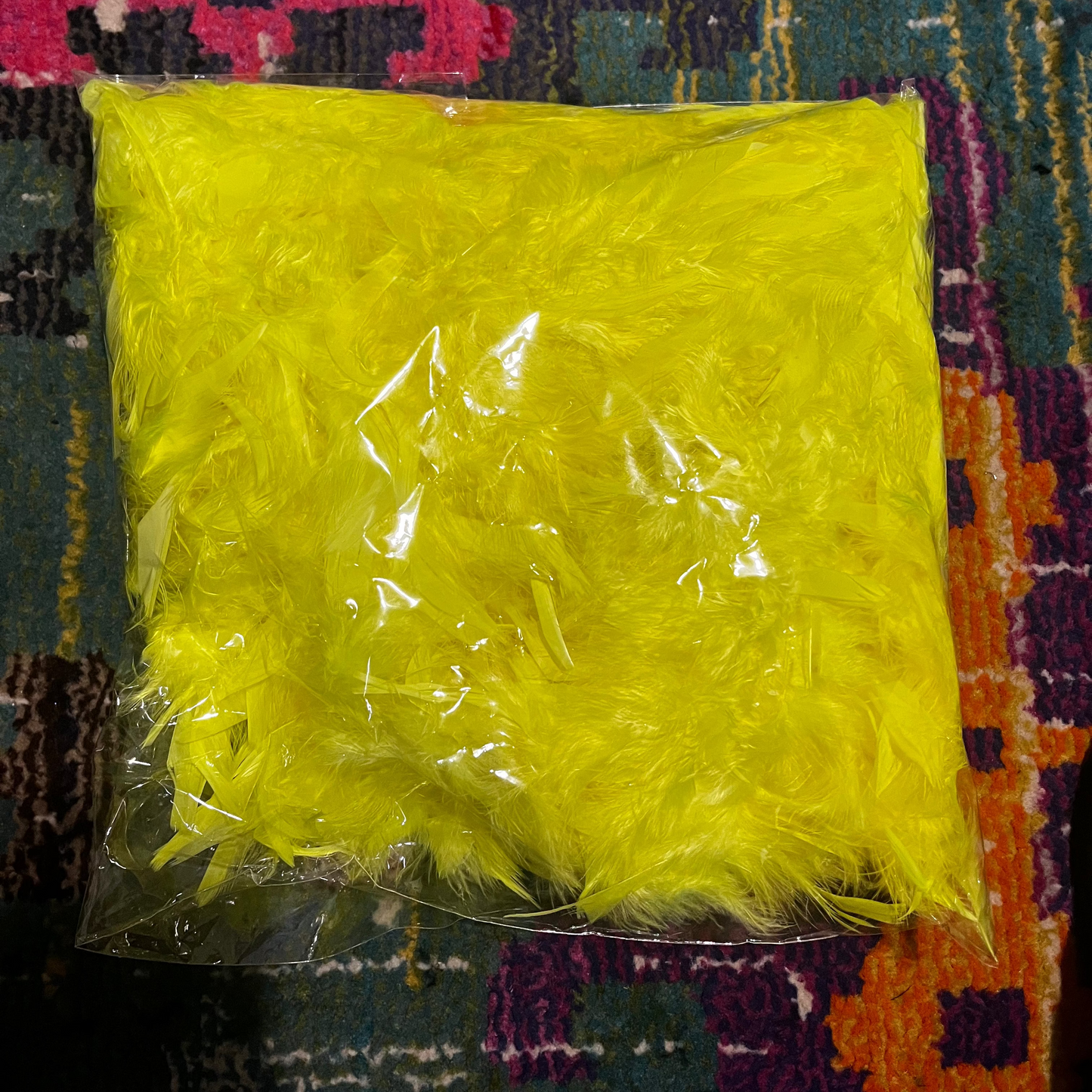 Embellishment - Neon Yellow Zucker Boa Heavyweight
