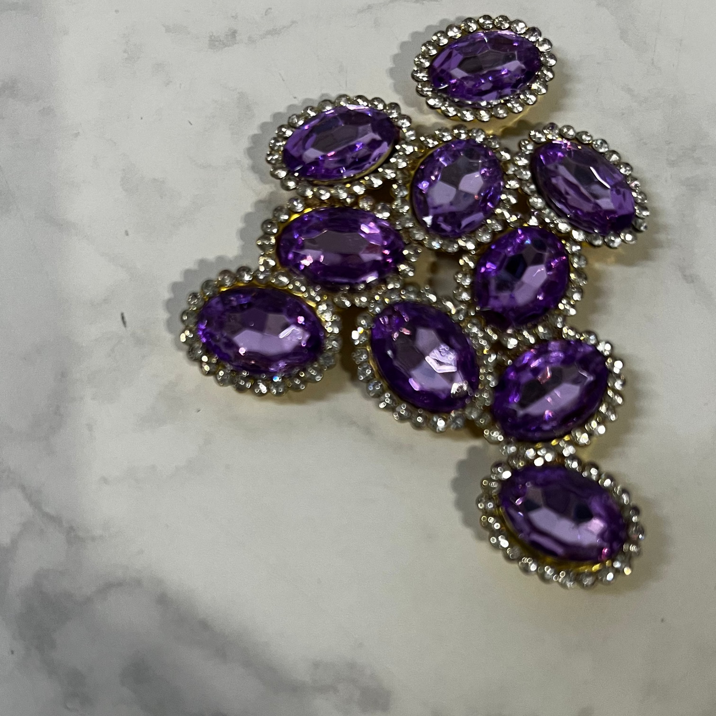 Bling - 1/2" Oval Gemstone - 10pk