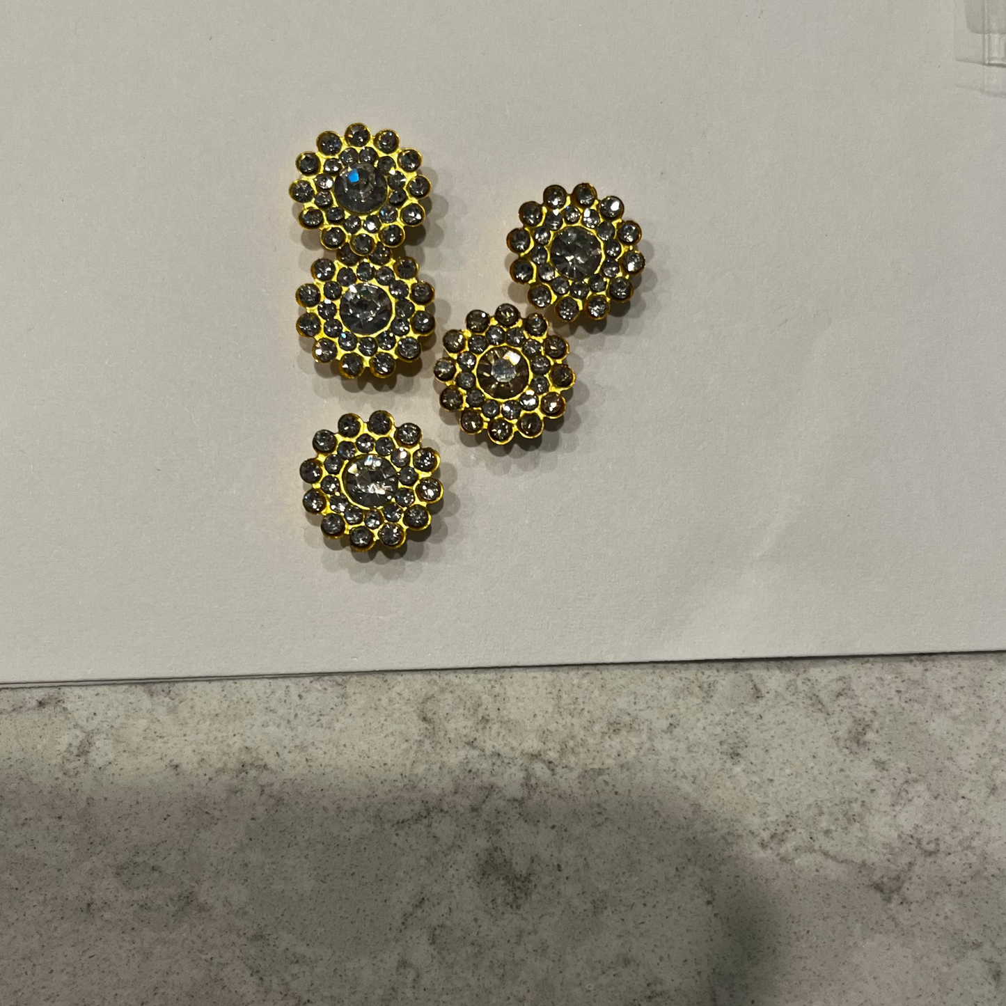 Bling - 1/2" Circle Rhinestone Flatback - 10pk