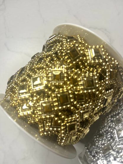 Bling - Diamond Shape 10yd Roll