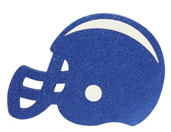 Embellishment - Glitter Foam Helmet 4.5" x 5" Flat