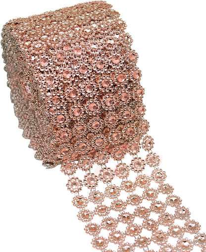 Bling - Mesh Flower Rhinestone Trimming BTY