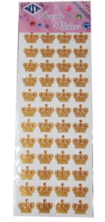 Stickers - Crown 1'' Acrylic