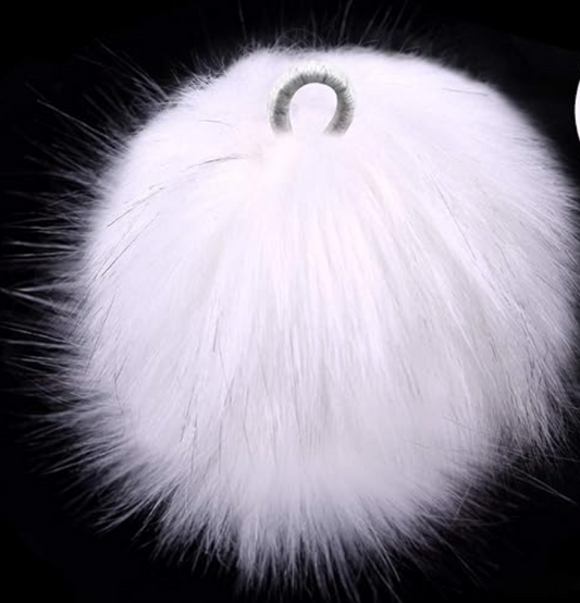 Embellishment - Faux Fur Pom Pom 3"
