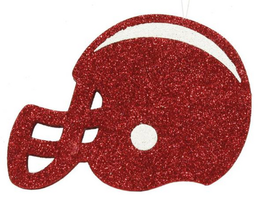 Embellishment - Glitter Foam Helmet 4.5" x 5" Flat